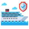 cruise ship icon
